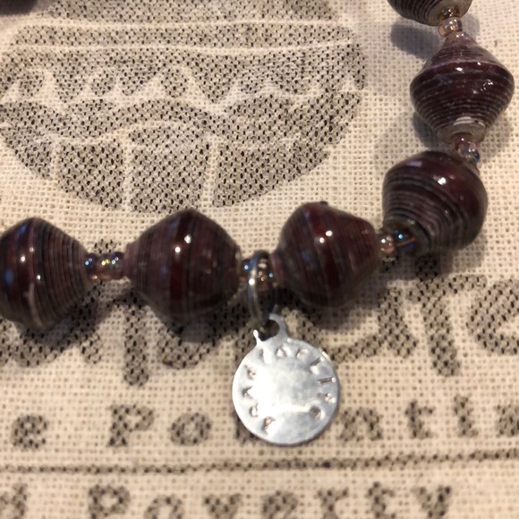 Bead for Life BLISS Brown Marbled Bangle Bracelet - Picture 4 of 8